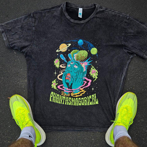 Intergalactic Mind Melt Premium Mineral Wash Vintage Unisex Tee